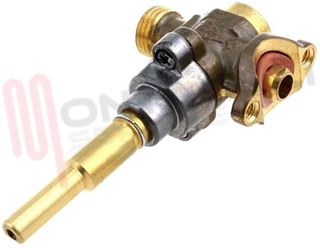 Immagine di RUBINETTO GAS RAPIDO PIANI LATERALI D.6MM.