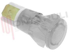 Visualizza i dettagli per SPIA LUMINOSA BIANCA 230V FORO Ø13MM. Immagine di SPIA LUMINOSA BIANCA 230V FORO Ø13MM.