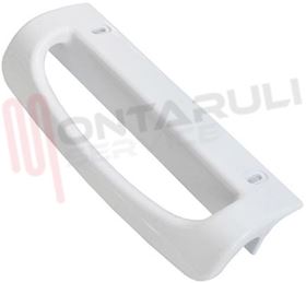 Visualizza i dettagli per MANIGLIA FRIGO BIANCA LATERALE L= 185MM. Immagine di MANIGLIA FRIGO BIANCA LATERALE L= 185MM.