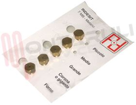 Visualizza i dettagli per SERIE 5 UGELLI METANO 7MB INDESIT Immagine di SERIE 5 UGELLI METANO 7MB INDESIT