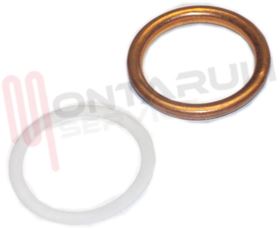 Visualizza i dettagli per RONDELLA KLINGERIT 24X19 X2,5 RAME+TEFLON GENERAT.VAPORE Immagine di RONDELLA KLINGERIT 24X19 X2,5 RAME+TEFLON GENERAT.VAPORE