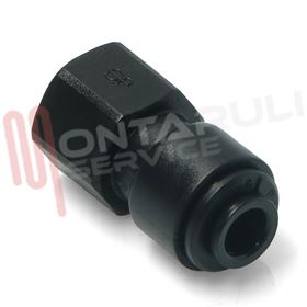 Visualizza i dettagli per RACCORDO DIRITTO FILETTATO FEMMINA 6MMX1/4 BSP Immagine di RACCORDO DIRITTO FILETTATO FEMMINA 6MMX1/4 BSP