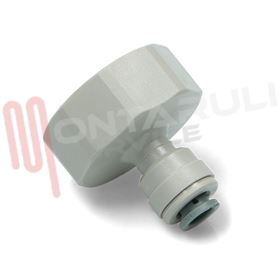 Visualizza i dettagli per RACCORDO DIRITTO FILETTATO FEMMINA 1/4X3/4 BSP Immagine di RACCORDO DIRITTO FILETTATO FEMMINA 1/4X3/4 BSP