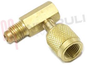 Visualizza i dettagli per RACCORDO ADATTATORE ANGOLARE F. 5/16'' - M. 1/4'' SAE 90° Immagine di RACCORDO ADATTATORE ANGOLARE F. 5/16'' - M. 1/4'' SAE 90°