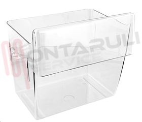 Visualizza i dettagli per CASSETTO VERDURA DESTRO TRASPARENTE 233X183XH.225MM. Immagine di CASSETTO VERDURA DESTRO TRASPARENTE 233X183XH.225MM.