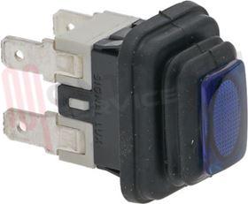Visualizza i dettagli per INTERRUTTORE BIPOLARE LUMINOSO BLU PUSH Immagine di INTERRUTTORE BIPOLARE LUMINOSO BLU PUSH