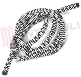 Visualizza i dettagli per TUBO VAPORE 5X10 BIANCO NERO TELATO PER STIRATRICE Immagine di TUBO VAPORE 5X10 BIANCO NERO TELATO PER STIRATRICE