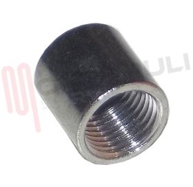 Visualizza i dettagli per MANICOTTO CROMATO PER TUBI FILETTATI D.9MM. Immagine di MANICOTTO CROMATO PER TUBI FILETTATI D.9MM.