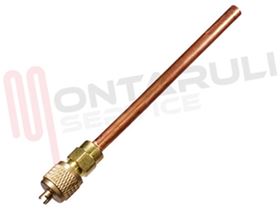 Visualizza i dettagli per VALVOLINO DI CARICA CON TUBO L=10CM. Ø6,3MM. KIT 10PZ. Immagine di VALVOLINO DI CARICA CON TUBO L=10CM. Ø6,3MM. KIT 10PZ.