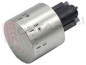 Visualizza i dettagli per MANOPOLA INOX FUNZIONI CAPPA ELICA Immagine di MANOPOLA INOX FUNZIONI CAPPA ELICA