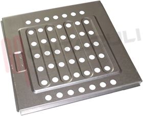 Visualizza i dettagli per LAMIERA PARTE INFERIORE FORNO A GAS 450X440MM. Immagine di LAMIERA PARTE INFERIORE FORNO A GAS 450X440MM.