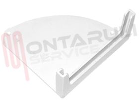 Visualizza i dettagli per GUIDA SUPPORTO LATERALE SX BIANCO VETRO FRONTALE CAPPA Immagine di GUIDA SUPPORTO LATERALE SX BIANCO VETRO FRONTALE CAPPA