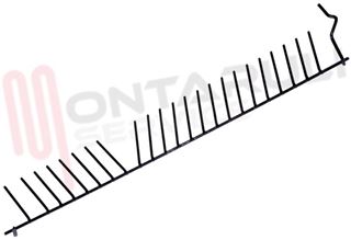 Immagine di GRIGLIA FERMAPIATTI CESTO INFERIORE L=495MM.