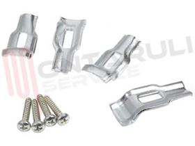 Visualizza i dettagli per KIT STAFFE FISSAGGIO TOP PIANI COTTURA Immagine di KIT STAFFE FISSAGGIO TOP PIANI COTTURA