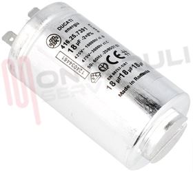 Visualizza i dettagli per CONDENSATORE 18MF 475V METALLICO FISSAGGIO A PRESSIONE Immagine di CONDENSATORE 18MF 475V METALLICO FISSAGGIO A PRESSIONE
