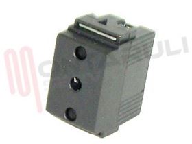 Visualizza i dettagli per PRESA 2PT+T 16A NERO SERIE LIVING CLASSIC Immagine di PRESA 2PT+T 16A NERO SERIE LIVING CLASSIC