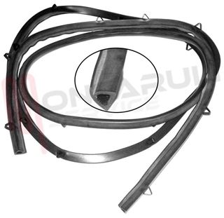 Immagine di GUARNIZIONE PORTA FORNO 4 LATI L=1740MM. 23 MOLLE
