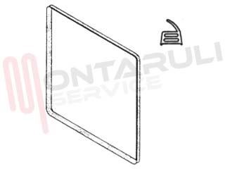 Immagine di GUARNIZIONE PORTA FORNO 4 LATI 420X360MM. 4L INTERA