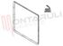 Immagine di GUARNIZIONE PORTA FORNO 4 LATI 420X360MM. 4L INTERA
