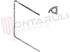 Immagine di GUARNIZIONE PORTA FORNO 3 LATI L=1230MM. 12 MOLLE