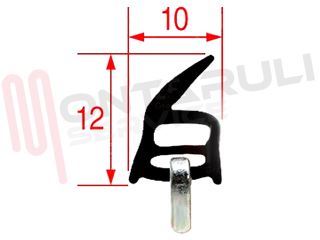 Immagine di GUARNIZIONE FORNO 680X360MM.