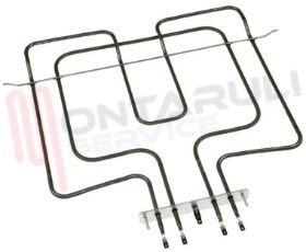 Visualizza i dettagli per RESISTENZA FORNO 900+1600W 230V SUPERIORE CON GRILL Immagine di RESISTENZA FORNO 900+1600W 230V SUPERIORE CON GRILL