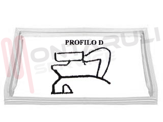 Immagine di GUARNIZIONE MAGNETICA 4L GRIGIA 1128X581MM SEZ.D