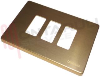 Immagine di PLACCA RETTANGOLARE 3 POSTI BRONZO MAGIC TT