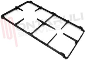 Visualizza i dettagli per GRIGLIA 2 FUOCHI GHISA 412X244MM. ELBA Immagine di GRIGLIA 2 FUOCHI GHISA 412X244MM. ELBA