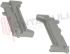 Immagine di SUPPORTO DX+SX REGGIVETRO FRONTALINO CAPPA SMEG