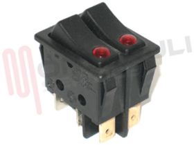 Visualizza i dettagli per INTERRUTTORE DOPPIO LUMINOSO ROSSO 26X22 Immagine di INTERRUTTORE DOPPIO LUMINOSO ROSSO 26X22