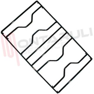 Immagine di GRIGLIA 2 FUOCHI PIATTINA 412X254MM. XPER AREILOS