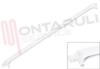 Immagine di PROFILO BIANCO POSTERIORE VETRO BIANCO L=490MM.