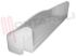 Immagine di MENSOLA BARATTOLI BIANCO-TRASPARENTE 485X100X93MM.