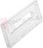 Immagine di FRONTALE CASSETTO CENTR. TRASPARENTE 365X135MM.