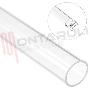 Immagine di TUBO TRASPARENTE L=50CM. INT.Ø14MM.  EX.Ø16MM.