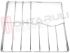 Immagine di GRIGLIA 3 FUOCHI FILO 478X425MM. CROMATA SMEG