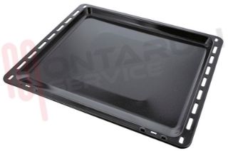 Immagine di LECCARDA FORNO 425X370X20MM. H=20MM. SMALTATA NERA