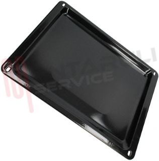 Immagine di LECCARDA FORNO 425X370X20MM. H=20MM. SMALTATA NERA