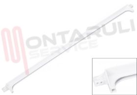 Visualizza i dettagli per PROFILO BIANCO POSTERIORE VETRO BIANCO L=490MM. Immagine di PROFILO BIANCO POSTERIORE VETRO BIANCO L=490MM.