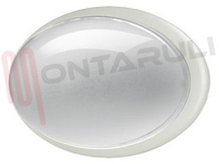 Immagine di PLAFONIERA 1X75W CLASS OVALE E27 BIANCO DIFF./OPALINO