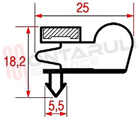 Visualizza i dettagli per GUARNIZIONE MAGNETICA 4L GRIGIA 1335X635MM. SEZ.1007 Immagine di GUARNIZIONE MAGNETICA 4L GRIGIA 1335X635MM. SEZ.1007