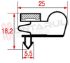 Immagine di GUARNIZIONE MAGNETICA 4L GRIGIA 1335X635MM. SEZ.1007