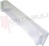 Immagine di BALCONCINO BOTTIGLIE TRASPARENTE 695X95XH.125/120MM.