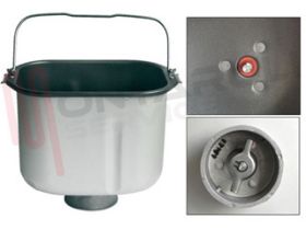 Visualizza i dettagli per VASCHETTA IMPASTATRICE PANE BM350/450 H.17CM. Immagine di VASCHETTA IMPASTATRICE PANE BM350/450 H.17CM.