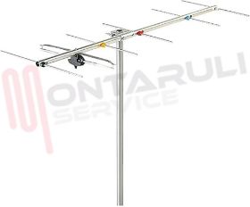 Visualizza i dettagli per ANTENNA TV VHF CONN. F B.3 6 ELEMENTI  CANALE E5E12 6E512 Immagine di ANTENNA TV VHF CONN. F B.3 6 ELEMENTI  CANALE E5E12 6E512