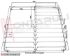 Immagine di GRIGLIA 3 FUOCHI FILO 463X455MM. INOX ARISTON