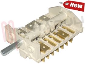 Visualizza i dettagli per COMMUTATORE FORNO 5+OFF VENTILATO MOD.SSN60 B&S EM4 Immagine di COMMUTATORE FORNO 5+OFF VENTILATO MOD.SSN60 B&S EM4
