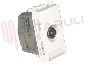 Visualizza i dettagli per PRESA TV DERIVATA DIRETTA 1DB BIANCA SERIE PLANA Immagine di PRESA TV DERIVATA DIRETTA 1DB BIANCA SERIE PLANA