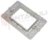 Immagine di SUPPORTO 3 POSTI GRIGIO CON VITI SERIE PLANA